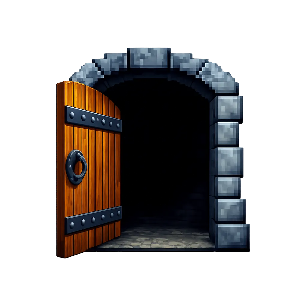 開いた扉の画像